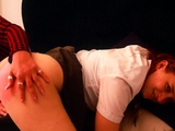 Schoolgirl Victoria Gets Spanked Raw By MILF Ruby